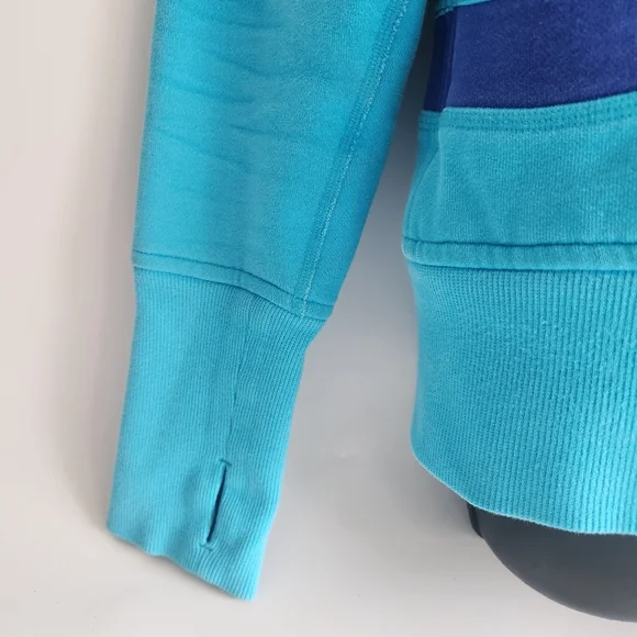 Lululemon Athletica Full Zip Jacket in Scuba Blue Size 10 - Picture 8 of 16
